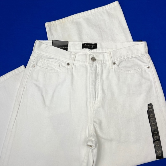 🚫SOLD! •NWT🤩 |•BANANA REPUBLIC•| Wide Leg High Rise 12/31 Petite - Picture 5 of 14